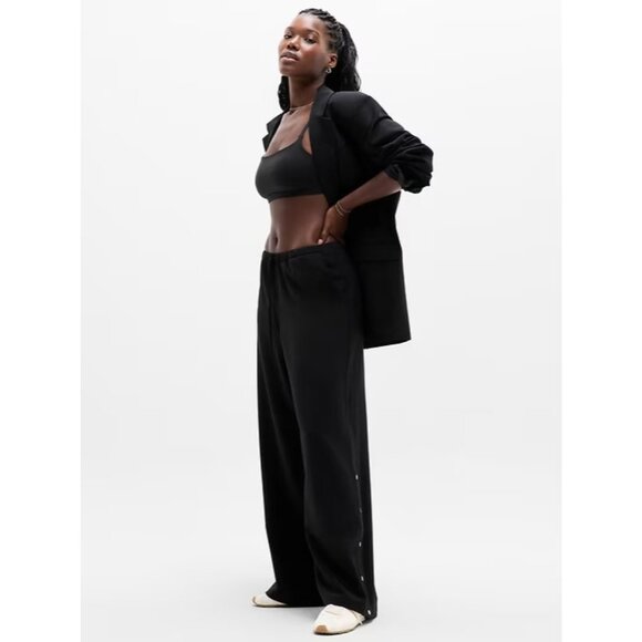 New Athleta S MVP Mid Rise Snap Pant Black Small Regular - Picture 6 of 8